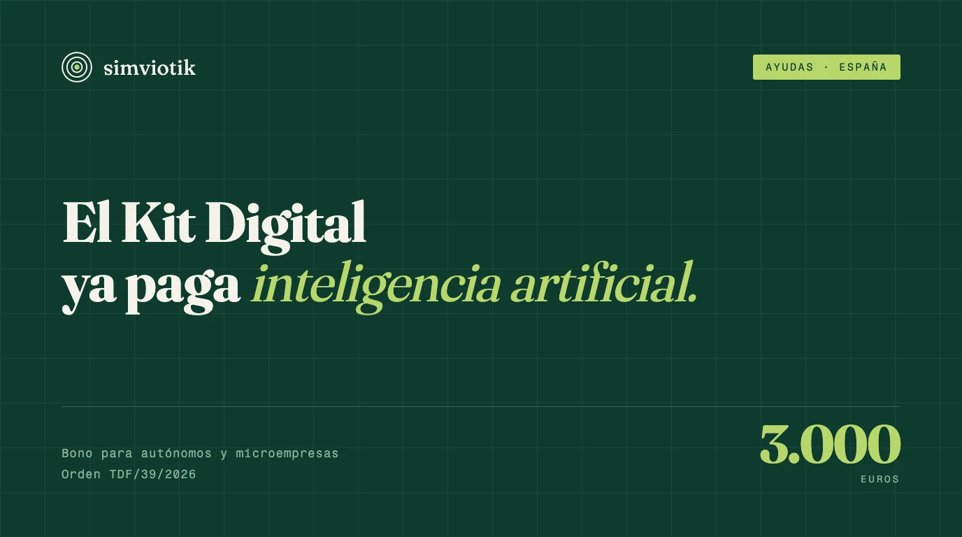 El Kit Digital 2026 incorpora soluciones de inteligencia artificial a su catálogo
